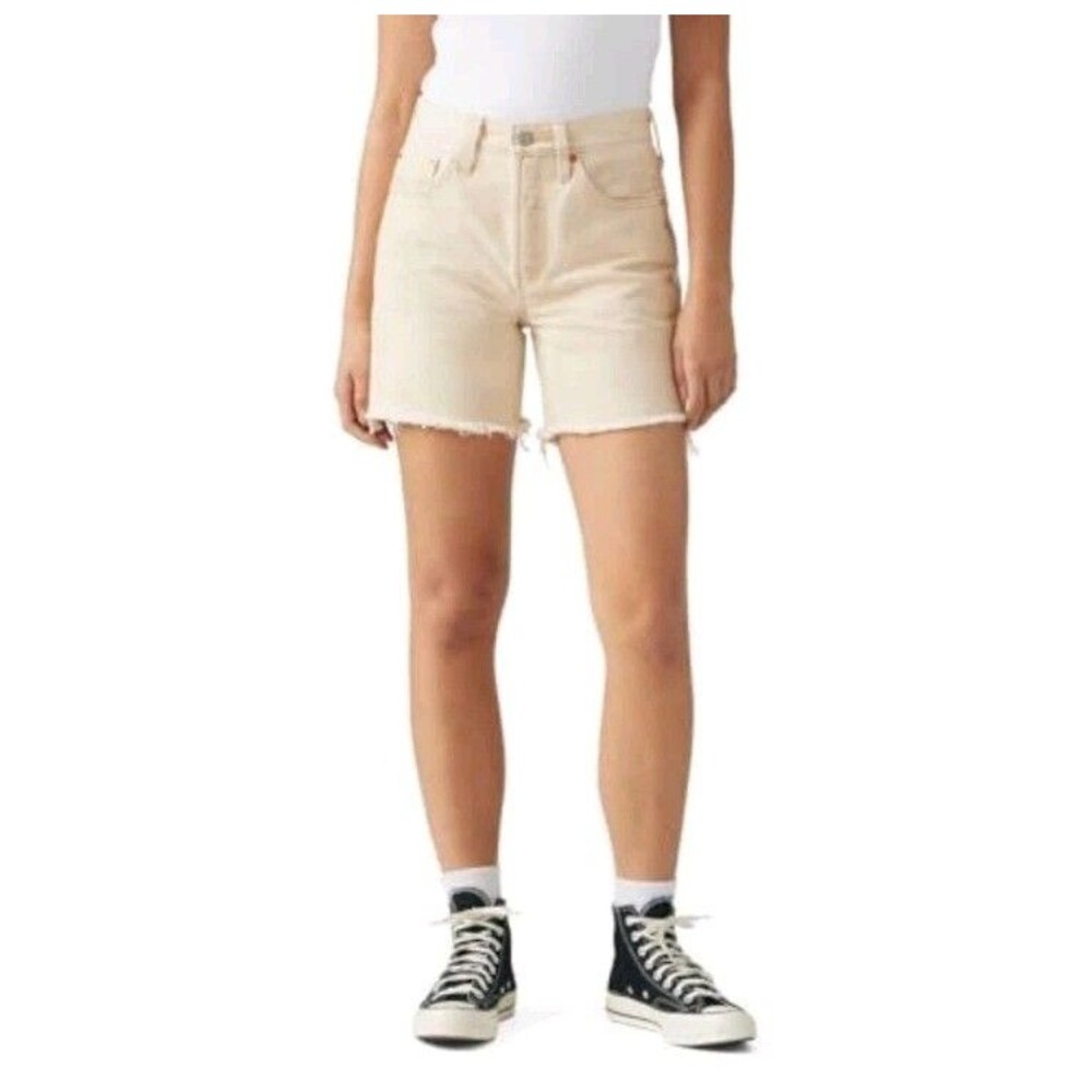 Levi’s 501 High Rise Button Fly Shorts Safari Womens Size 34 NWT